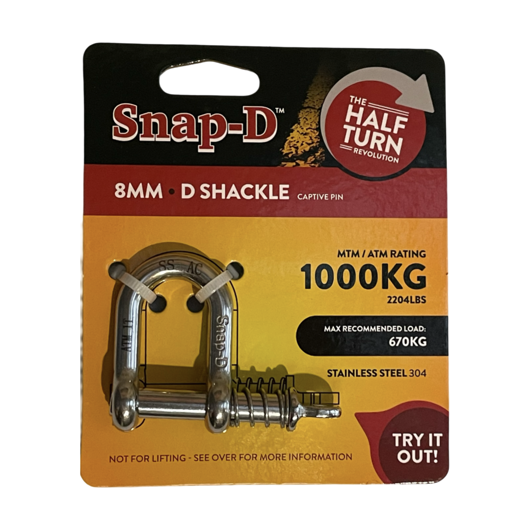 Multi D Shackle Pack (6x D Shackles)