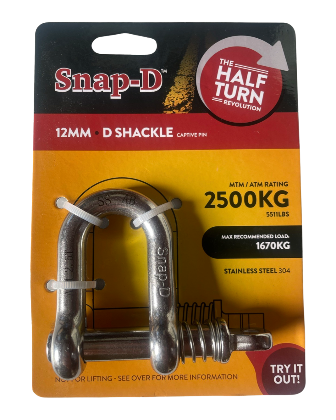 Multi D Shackle Pack (6x D Shackles)