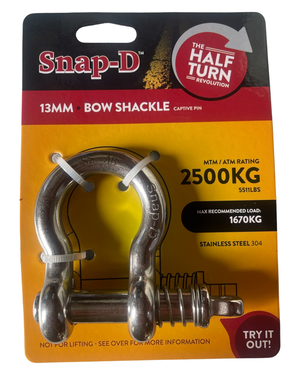 Multi Bow Shackle Pack (6 x Bow Shackles)