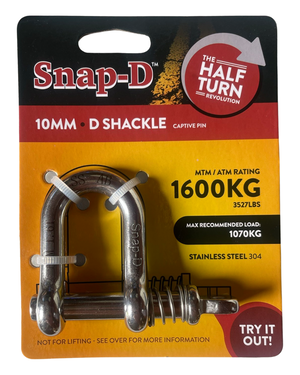 5 Pack D Shackles (MTM 10MM - 1600KG)