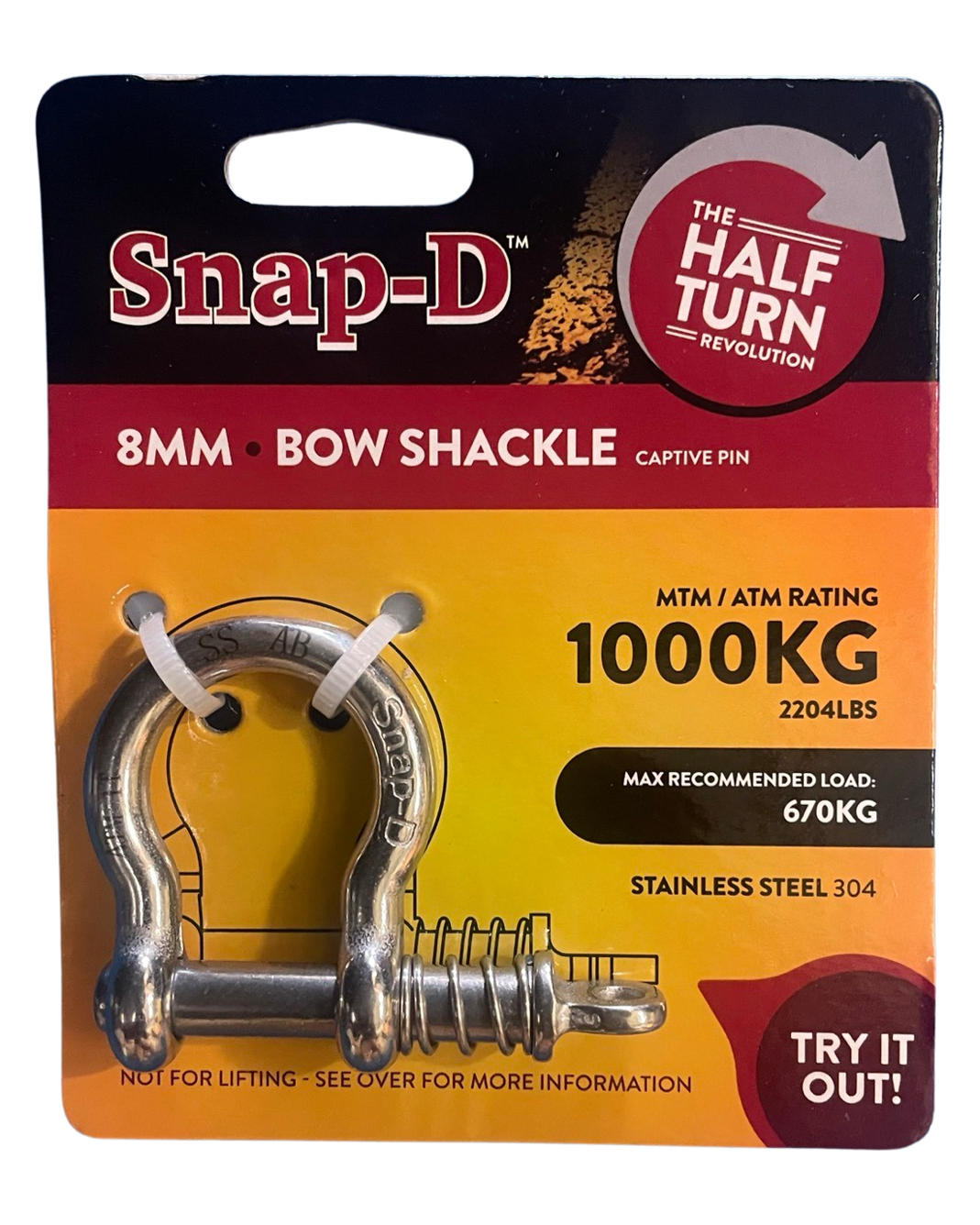 Multi Bow Shackle Pack (6x Bow Shackles)