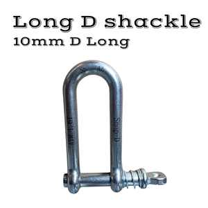 Long D shackle (10MM - 1600KG)